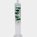 Galilei-Thermometer 34cm grün