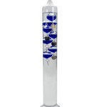 Galilei-Thermometer 42cm blau