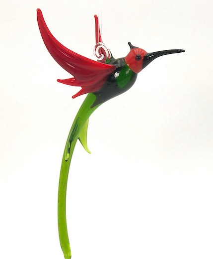 Kolibri grün/rot